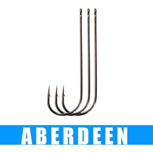 FTK ABERDEEN Fishing Hook With Ring 3packs 4/0-10# High Carbon Steel Barbed Fishhook Jig Hook Carp Fishing Lure Worm Hook Japan