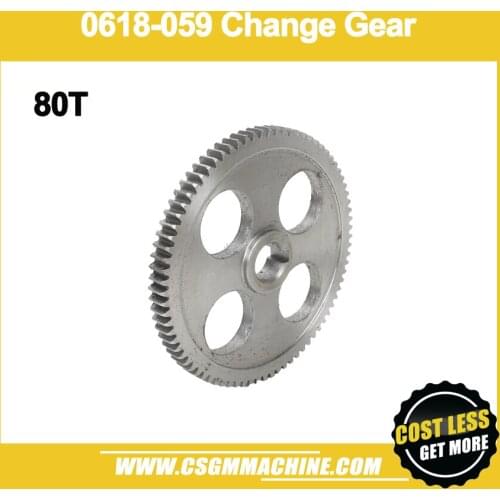 Free Shipping!/0618-059 Change Gear/M1*80T Gear/0618 lathe change gear