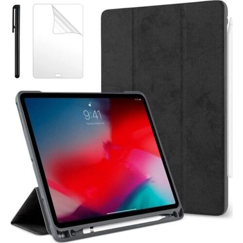 PU Leather case For iPad Air 3 10.5 2019 Case with Pencil Holder Cover for iPad Pro 10.5 2017 2015 Satnd Cover case+film+pen