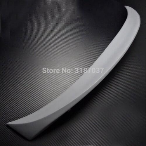 For BMW E90 M3 320i 320li 325li 328i with color ABS Plastic Unpainted Rear Roof Spoiler Wing Trunk Lip Boot Cover Car Styling