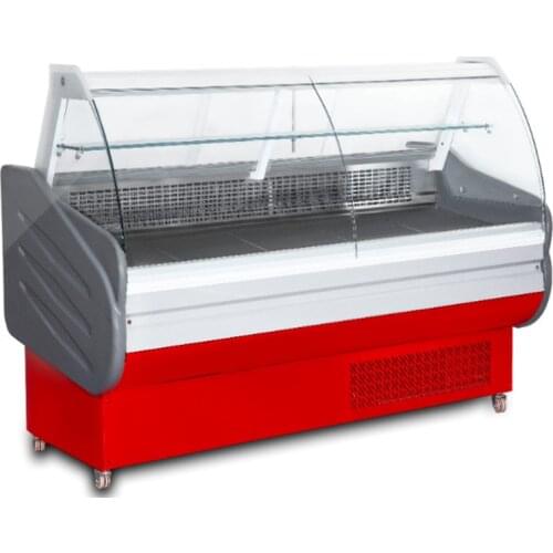 Electric Popular Warming Showcase Food Warmer Transparent Bakery ice cream glass display showcase
