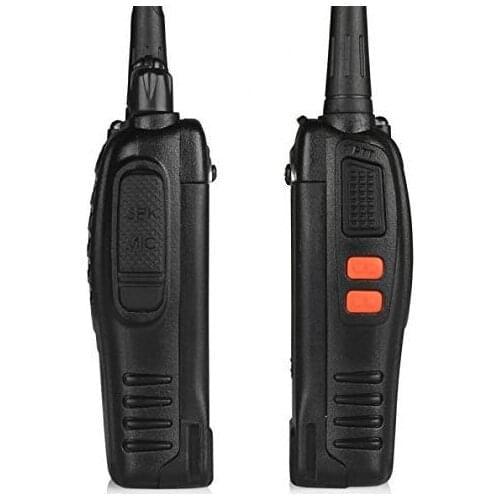 Jayzod BF-888S Wireless walkie-Talkie, with Ultra-Long Transmission Distance, Package Contains a Pair of walkie-talkies (Black)