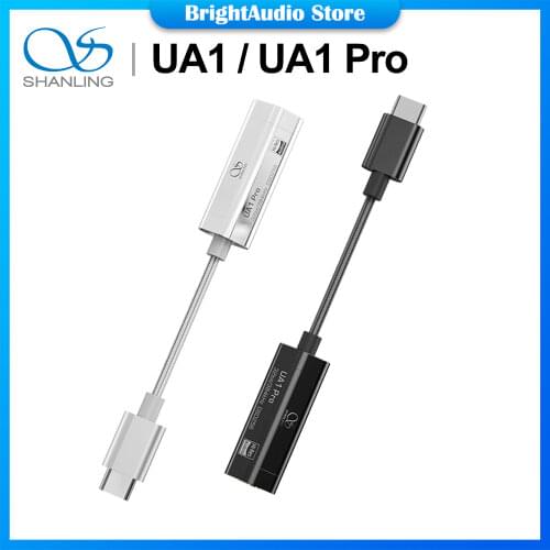 SHANLING UA1 Hi-Res ES9218P USB C DAC AMP Adapter Cable PCM 32/384 DSD256 for TYPE-C Android Windows