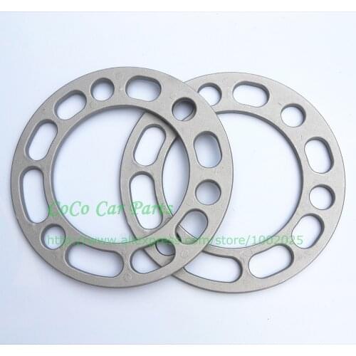 2PCS Alloy Aluminum Wheel Spacers Shims Plates ET Adjuster For 5x139.7 & 6x139.7 ID=108MM Thickness 6MM