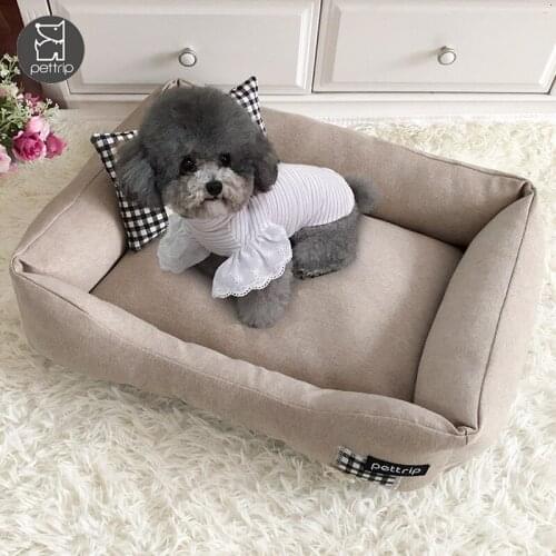 Dog Bed For Large Dogs Pet House Sofa Mat Dogs Beds With Pillow Kennel Soft Pet Cat House Blanket Cushion For Husky Labra