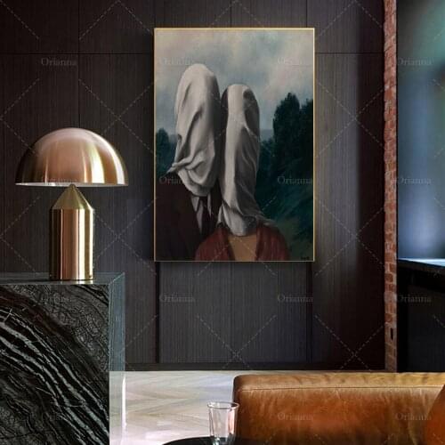 Les amants (The Lovers I), René Magritte art, Magritte Print, Magritte Lovers, Magritte Poster, Modern Art, Print Gift Idea