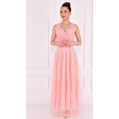 Tül Abiye Pudra ZNG2972