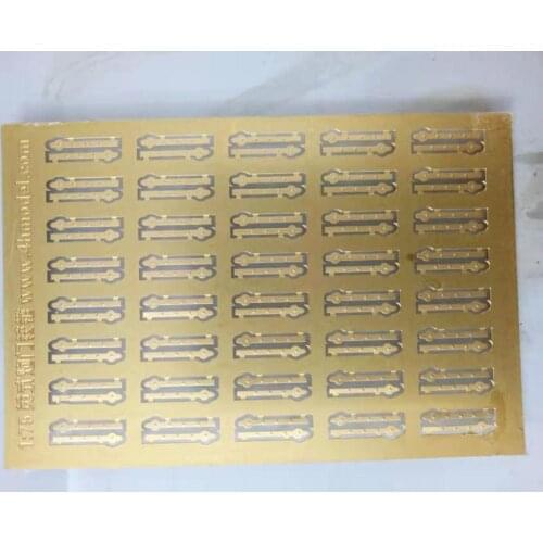 Ship model Universal upgrade accessories Scale 1/75 British cannon hinge Luxurious Etching Decorative