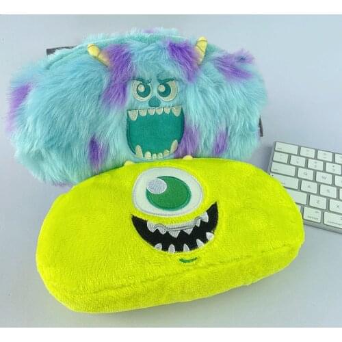 20cm*12cm Disney Monsters University Plush Toys Pencil case Baby Stuffed Animals Soft Kids Doll gift