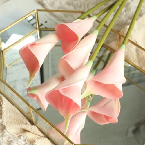 50CM PU Horseshoe Lotus Home Decoretion Artificial Flowers High Quality For Wedding Home Decor Fake Lotus Dried Flowers Plants