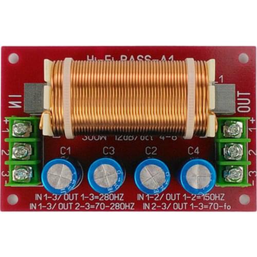 Hi-Fi A1 subwoofer frequency divider / BASS A1 lowpass filter / 12dB/oct 300W divider