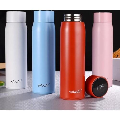 Steel High Archives Business Affairs Men And Women Originality Cup Touch Induction Display Temperature Intelligence Vacuum Cup