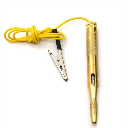 6V-24V Car Probe Light System Test Probe Lamp Car Light Circuit Tester Lamp Voltage Test Pen Detector Car detection pen Copper