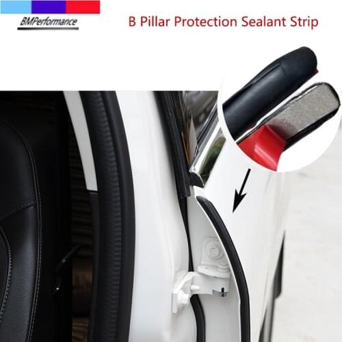 2Pcs Car Door B Pillar Weatherstrip Seal Sealant Strip For Bmw X5 E70 X6 E71 E72 G20 G30 G31 G38 G15 G32 G11 G12 G01 G02 G05 G06