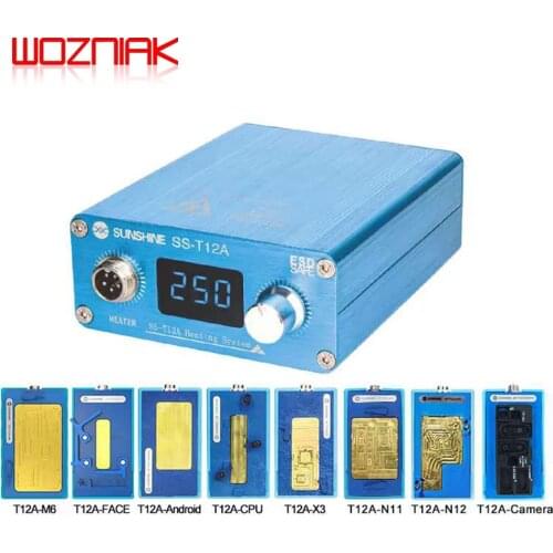 Wozniak for iPhone X Mainboard Stratified Heating Table 185 degrees accurate Rapid Separation Disassembly Platform SS-T12A