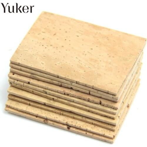 Yuker 10pcs 2mm Soprano Sax Saxophone Joint Neck Cork Sheet Natural Kit Alto Tenor flute Clarinet Natural Neck Tenor Accessories