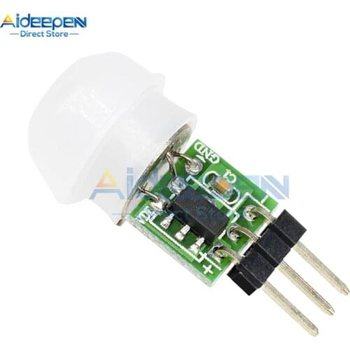 1Pcs Mini IR Pyroelectric Infrared PIR Motion Human Sensor Automatic Detector Module AM312 Sensor DC 2.7 to 12V