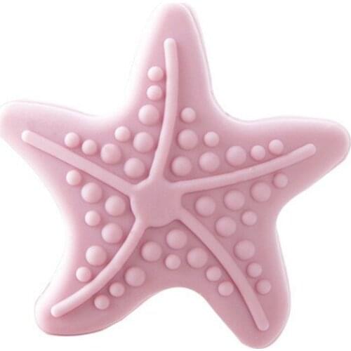 Soft Thickening Rubber Pads Door Stopper Protect Wall Starfish Styling Door Fender Adhesive Sticker Diy Household Products