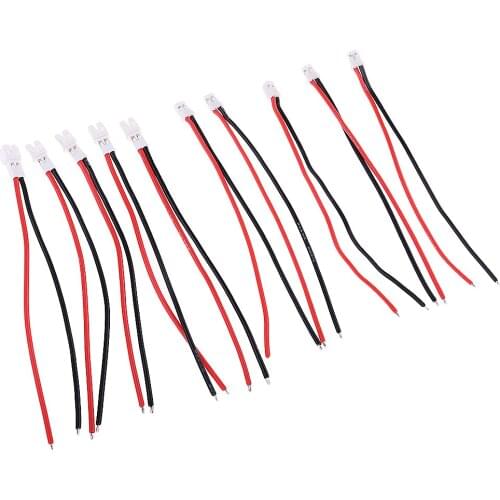 10 Piece Male Female Cable Connector Electrical Adapter for RC