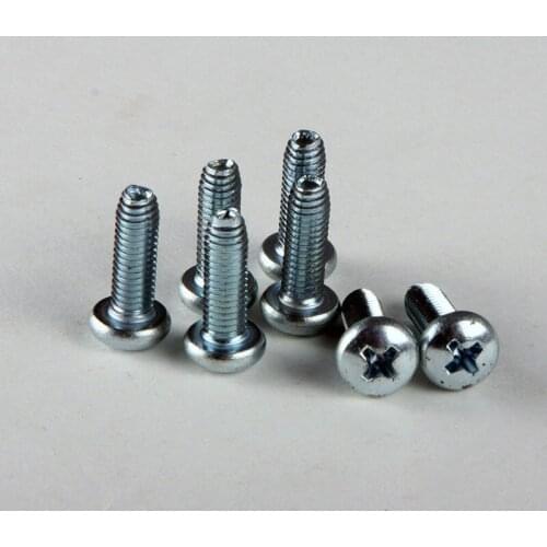 20PCS GB6560 Triangle Pan Head Self-Locking Screws Phillips Screws Triangle Self Tapping Screws M4*10
