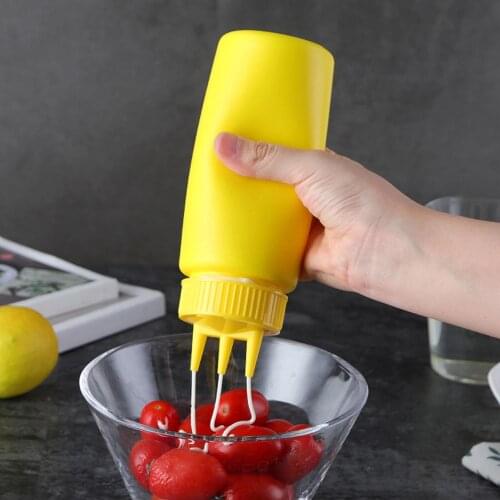 300/400/650ml Kitchen Squeezing Bottle Condiment Vinegar Sauce Ketchup Dispenser Sauces Olive Oil Bottles Kitchen Gadget