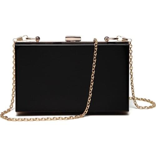 Acrylic Women Handbags Wallet Paris Party Toiletry Wedding Clutch Evening Bag Casual Black Bottle transparent bag women