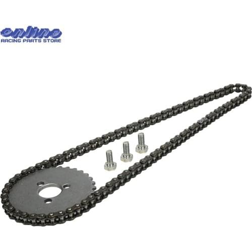 150cc 90 Links Timing Chain 32T Timing Gear Sprocket For lifan 150 1P56FMJ Horizontal Kick Starter Engine Accessories Parts