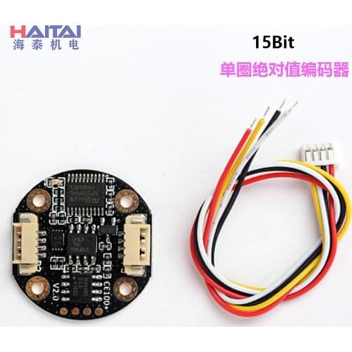 Angle Sensor Ce100 Encoder High Precision 15 Bit Angle Measuring Speed RS485 Single Turn Rotary Encoder