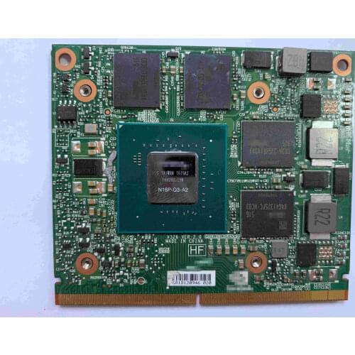 For Dell Precision 7510 7520 HP ZBook15 G3 Quadro M2000M M2000 GDDR5 4GB Video Graphics Card N16P-Q3-A2 P/N: 51FCV 051FCV