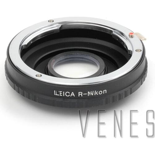 Venes L/R-For Nikon, Focus Infinity Lens Mount Adapter Ring Suit for Leica R Lens to Suit for Nikon F Mount Camera