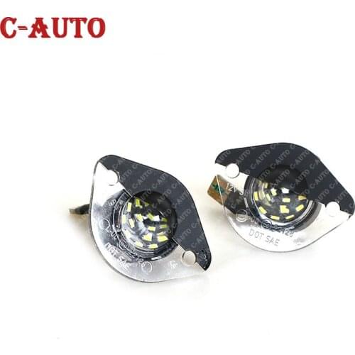 2Pcs High Brightness White LED License Plate Light Number Plate Lamp For Ford Mustang 1994 1995 1996 1997-2004 car Accessories