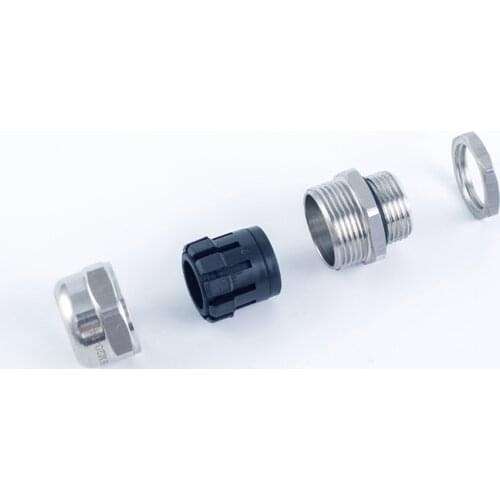 M36-M63(Fit Cable Dia.) Metric Cable Gland Waterproof Explosion Proof Connector Stainless 304