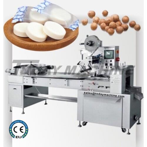 Plastic Film Automatic Horizontal Flow Packaging Wrapper Pillow Pack Automatic Wrapping Machine