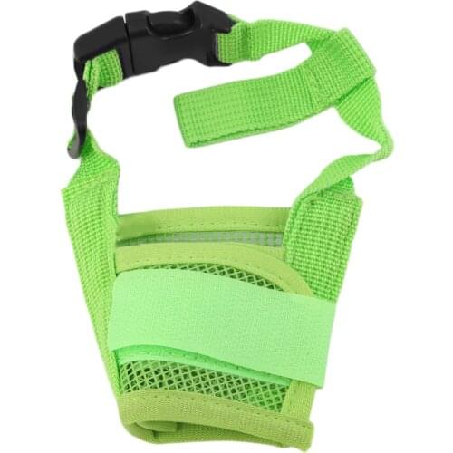 New Dog Pet Mouth Bound Device Safety Adjustable Breathable Muzzle Stop Biting Anti Bark Bite Mesh Small Large Dogs