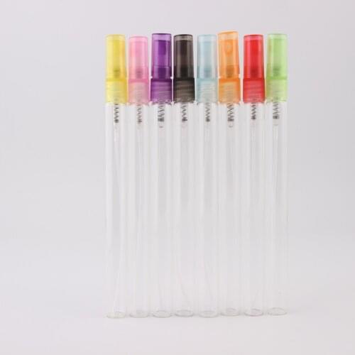 5COLOTS 100Pieces 10ML Parfum Verstuiver Travel Spray Perfume Bottle&Portable Contenitori Cosmetici Vuoti With Plastic Pump