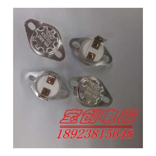 5pcs/16A 250V Temperature control switch KSD302 100 degree Normally closed Ceramics Thermostat Temperature switch