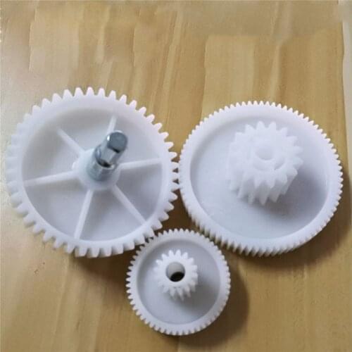 3pcs Meat Grinder Plastic Gears for Meat Grinders Replacement S/M/L Gear for Household Meat Grinder Repair Parts