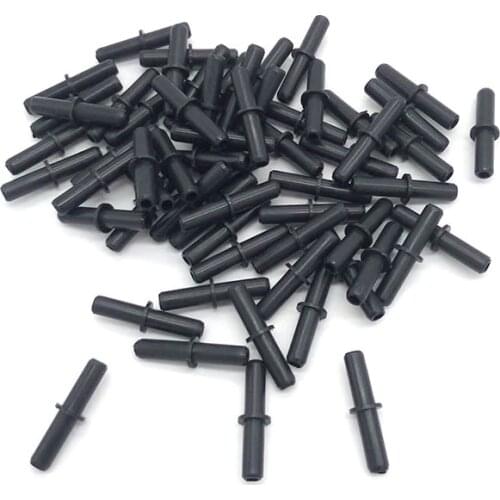 10pcs/lot 4mm Plastic Aquarium Connector Straight Fish Tank Air Pump Connector Control Valve Air Pipe Tube Accessories