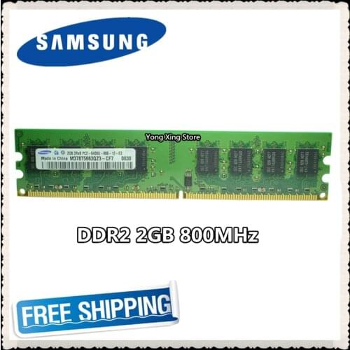 Samsung Desktop memory 2GB 800MHz PC2-6400U DDR2 PC Computer RAM 800 6400 2G 240-pin