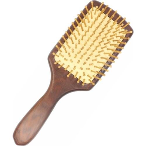 Anti-static Wooden Handle Hair Scalp Massage Brush Detangle Airbag Hairbrush Tangle Hair Brush Care Styling Tools For Personal