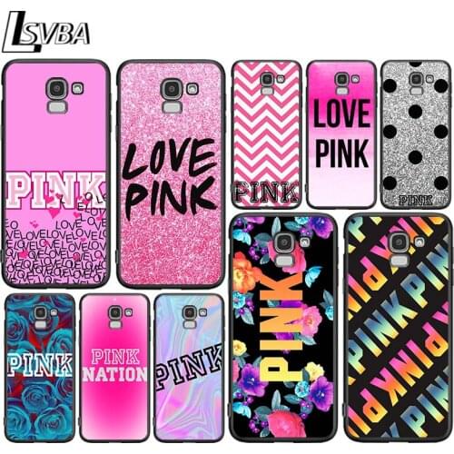 Love Pink Art for Samsung Galaxy J2 J3 J4 Core J5 J6 J7 J8 Prime duo Plus 2018 2017 2016 Silicone Phone Cover