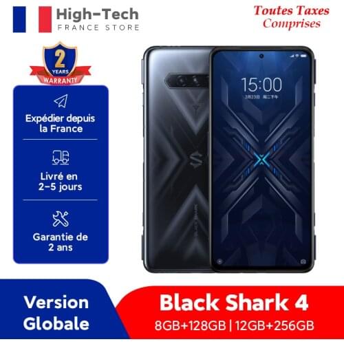 Black Shark 4 8GB 128GB Global Version Smartphone Snapdragon 870 144Hz Refresh Rate E4 AMOLED Screen DC Dimming UFS 3.1