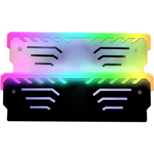 Heat Sink 3PIN Memory Cooling Vest 256 RGB Automatic Light Radiator CPU Cooler Aluminum Heatsink for Computer RAM DDR3 DD R4