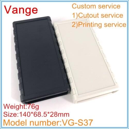 1pcs/lot mould made extrusion box 140*68.5*28mm ABS case plastic instrument housing shell for battery support product