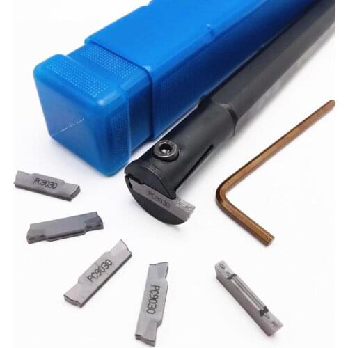 1 piece MGIVR2016-3 internal slotted tool holder + 10 pieces MGMN300 M PC9030 high quality metal carbide turning tool MGIVR