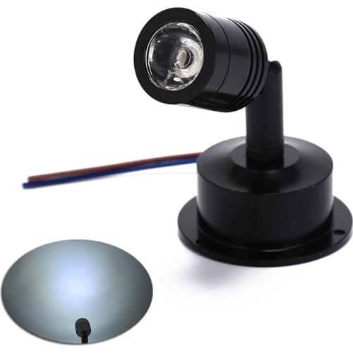 1pcs Mini Led Ceiling Down Lighting 1W LED Spotlights AC85-265V White/ Warmwhite Lighting Bulb For Cabinet Counter Showcase