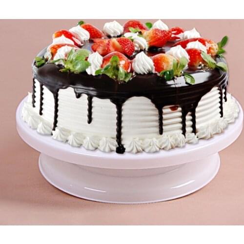 2020 Cake Plate Turntable Rotating Anti-skid Cake Stand Cake Decorating Rotating Table Cake Spatula DIY Baking Kitchen Tool