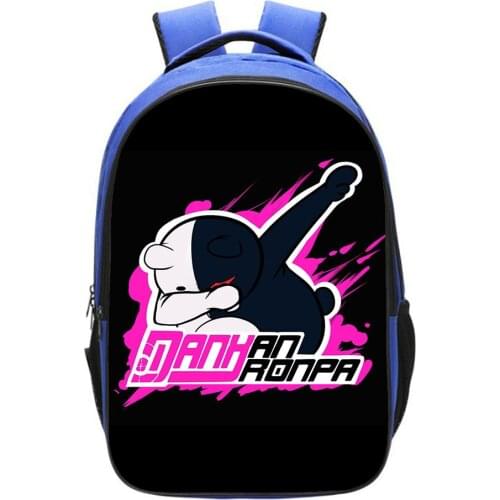 Anime Danganronpa Backpack Teenagers Quality School Bags Men Travel Bag Women Bag Boy Girl Bag Students Mochilas