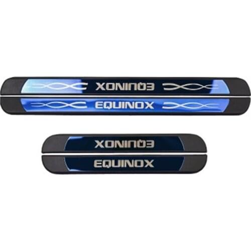 Car Styling For Chevrolet Equinox 2017 2018 2019 2020 high quality ABS car Scuff Plate/Door Sill Car Stickers Overlay