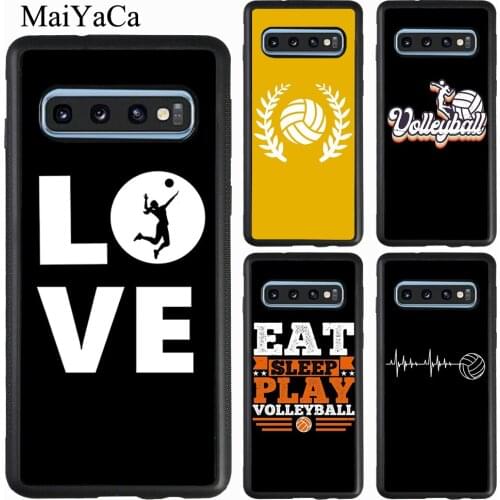 Volleyball Sport Case For Samsung Galaxy A51 A71 A21S A20e A31 A50 A70 M21 M31 S9 S10 S20 Plus Note 20 Ultra